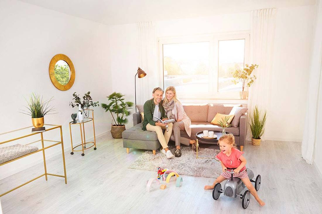 Nachher-Foto einer unserer immopaka-Wohnungen