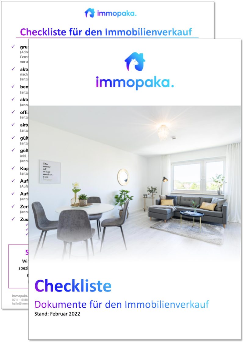 Checkliste für den Immobilienverkauf