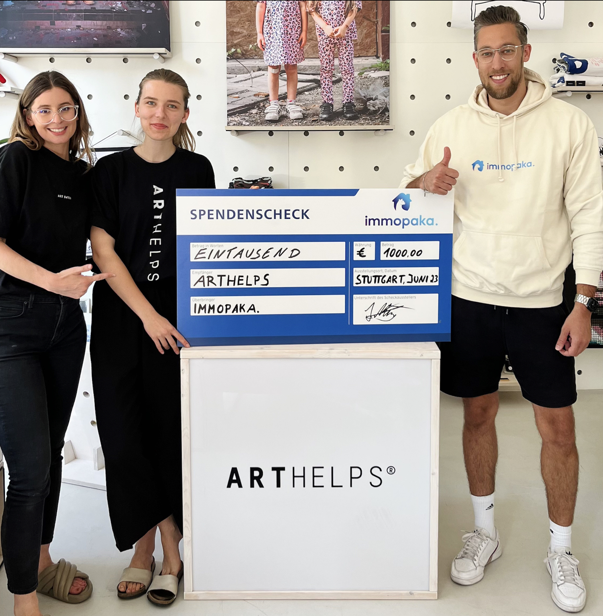 Wir unterstützen ARTHELPS!